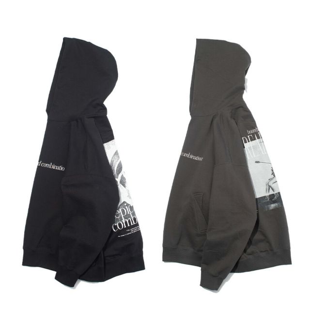 エフシーイー F/CE HIDDEN IDENTITY BY M.ENOMOTO HOODY パーカー アーティスト榎本マリココラボ プリントビッグスウェットフーディー オーバーサイズ ドロップショルダー 裏毛 リサイクルスウェット ユニセックス (20250818)
