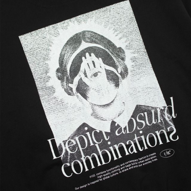 エフシーイー F/CE HIDDEN IDENTITY BY M.ENOMOTO HOODY パーカー アーティスト榎本マリココラボ プリントビッグスウェットフーディー オーバーサイズ ドロップショルダー 裏毛 リサイクルスウェット ユニセックス (20250818)