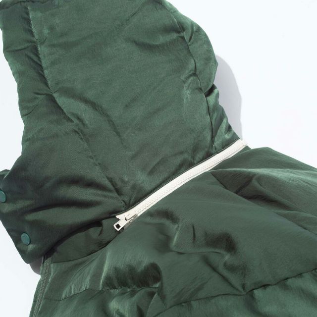 Hoodie puffer jacket(F/CE.×DIGAWEL)  BLK M フーディーパファージャケット FSP09252U0004 エフシーイー ダウンジャケット 取り外しフード 光沢ナイロン 680FP