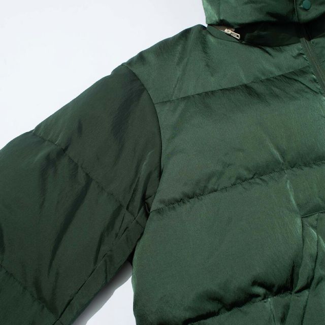 Hoodie puffer jacket(F/CE.×DIGAWEL)  BLK M フーディーパファージャケット FSP09252U0004 エフシーイー ダウンジャケット 取り外しフード 光沢ナイロン 680FP
