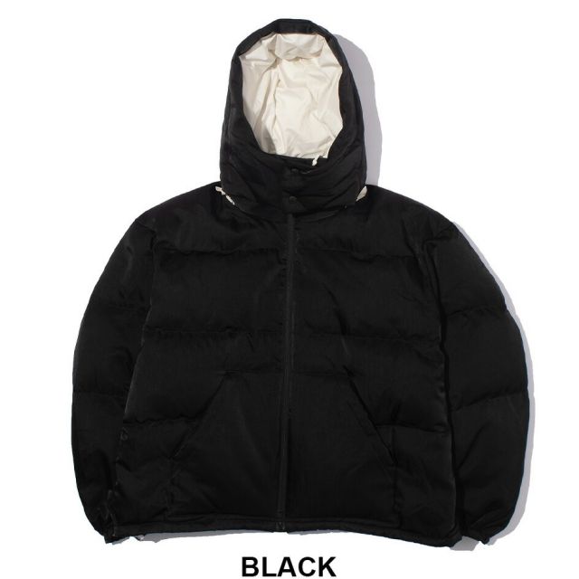 Hoodie puffer jacket(F/CE.×DIGAWEL)  BLK M フーディーパファージャケット FSP09252U0004 エフシーイー ダウンジャケット 取り外しフード 光沢ナイロン 680FP
