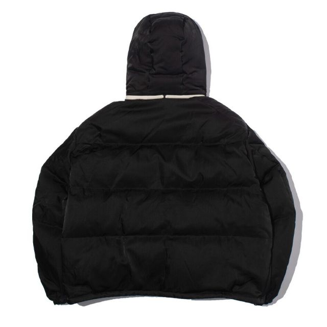 Hoodie puffer jacket(F/CE.×DIGAWEL)  BLK M フーディーパファージャケット FSP09252U0004 エフシーイー ダウンジャケット 取り外しフード 光沢ナイロン 680FP