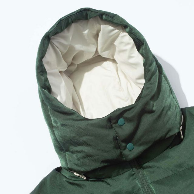 Hoodie puffer jacket(F/CE.×DIGAWEL)  BLK M フーディーパファージャケット FSP09252U0004 エフシーイー ダウンジャケット 取り外しフード 光沢ナイロン 680FP