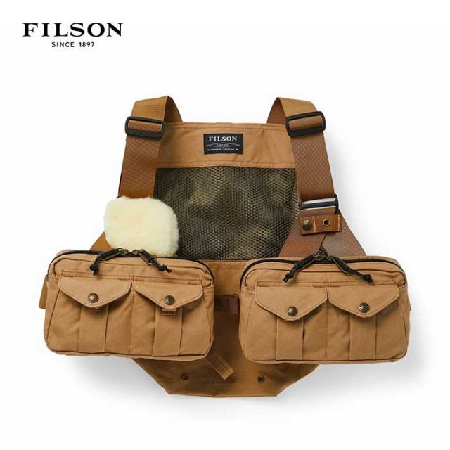 フィルソン フィッシングベスト Filson (#89130) MESH STRAP VEST TAN(170BEIGE)  22年入荷商品 メッシュ フライフィッシング ストラップ ベスト