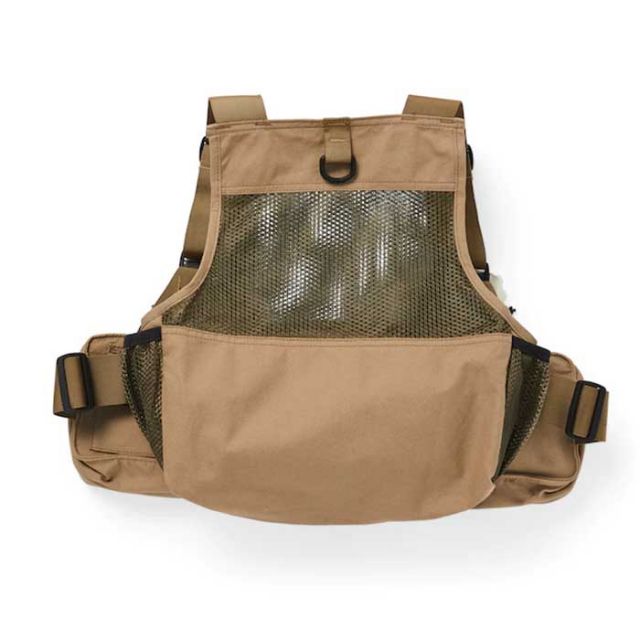 FILSON25001に統合フィルソン メッシュ フライフィッシング ストラップ ベスト Filson #89130 MESH STRAP VEST (BEIGE) 釣り 24年入荷商品 (240305)