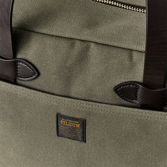 FILSON #92728 TOTE BAG W/ZIPPER
