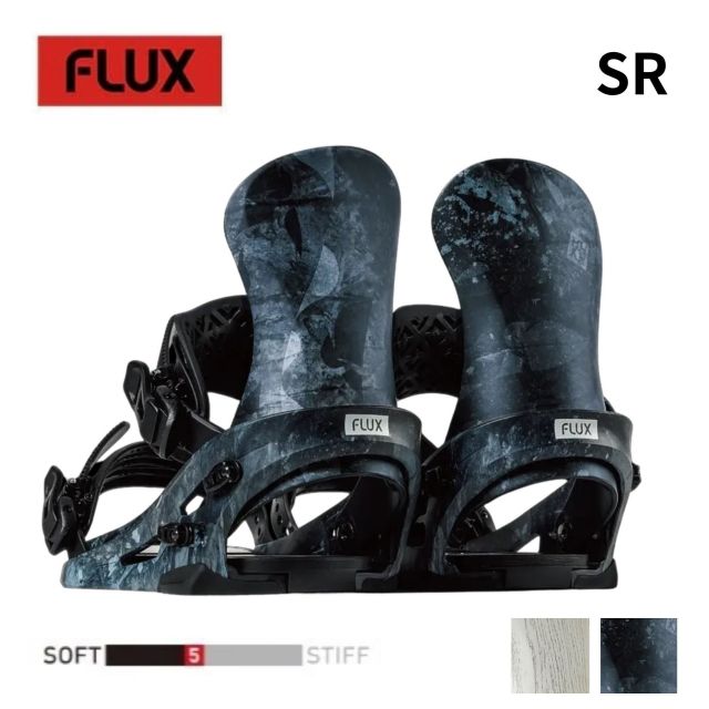 フラックス ビンディング FLUX SR F26SR GORGE WHITE WOOD スノーボード バインディング パウダー バックカントリー サーフライド カービング 軽量 カーボン 25-26 メンズ レディース