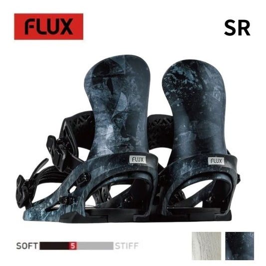 フラックス ビンディング FLUX SR F26SR GORGE WHITE WOOD スノーボード バインディング パウダー バックカントリー サーフライド カービング 軽量 カーボン 25-26 メンズ レディース