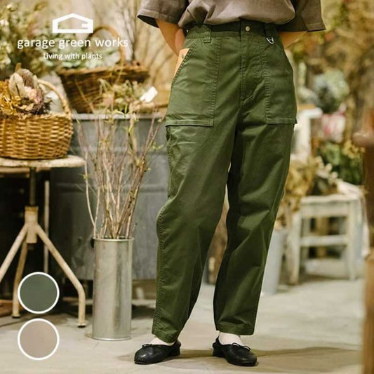 ガレージグリーンワークス ベイカーパンツ garage green works [ 231209-1 ] TOOLS BAG BAKER PANTS　ガーデニング 多ポケット [230323]