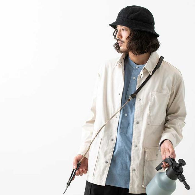 ガレージグリーンワークス カバーオール garage green works [ 231003 ] TEC DRILL GARDENER COVERALL ワークジャケット アウター ユニセックス (240225)