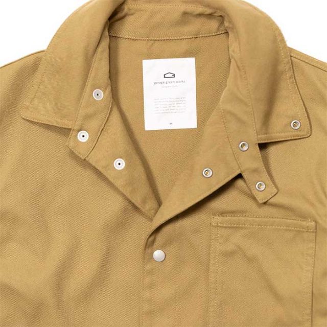 ガレージグリーンワークス カバーオール garage green works [ 231003 ] TEC DRILL GARDENER COVERALL ワークジャケット アウター ユニセックス (240225)