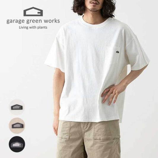 ガレージグリーンワークス tシャツ garage green works [ 231004 ] BASIC SHORT SLEEVE T-SHIRT ポケットtシャツ ユニセックス [メール便] [230425]