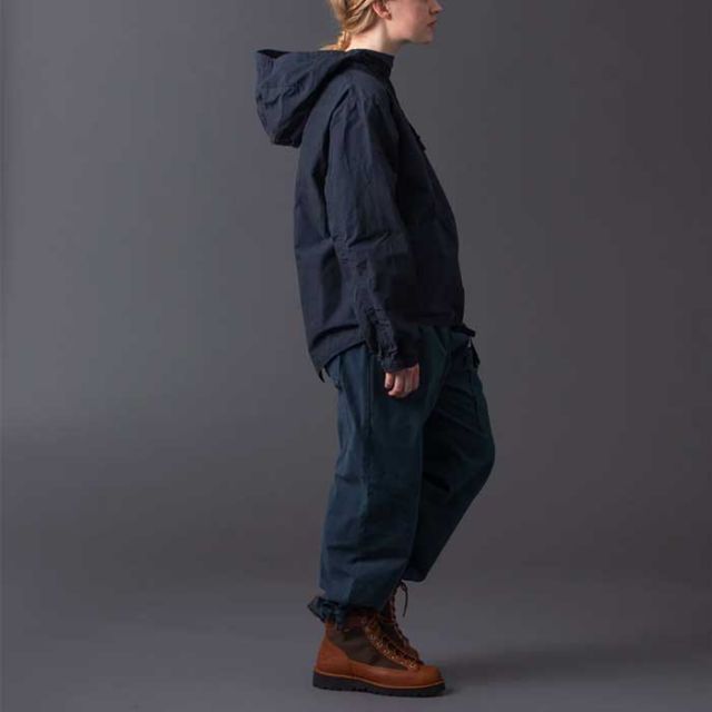 GAREGE GREEN WORKS NC WAX FOLWER P HOODED SMOCK