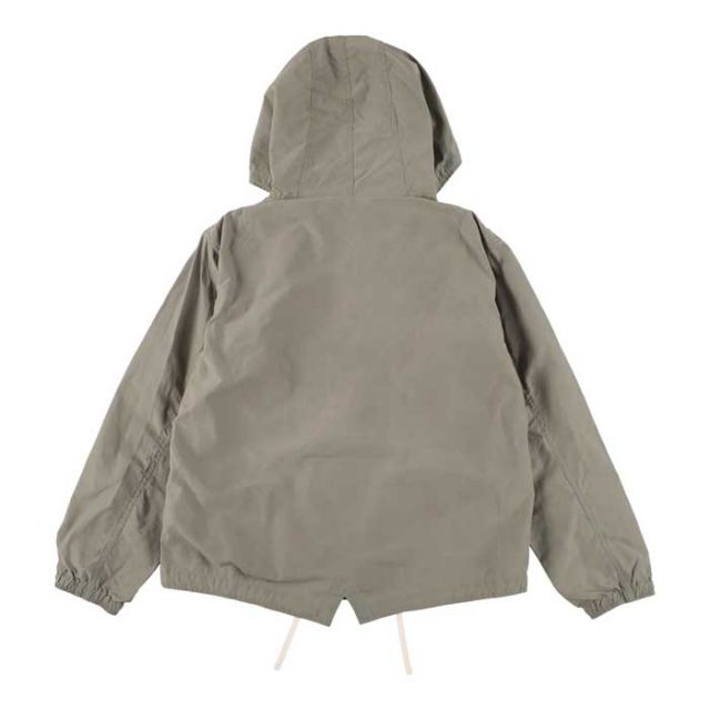GAREGE GREEN WORKS NC WAX FOLWER P HOODED SMOCK