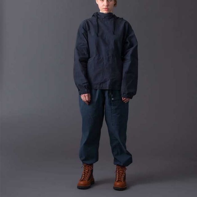 GAREGE GREEN WORKS NC WAX FOLWER P HOODED SMOCK