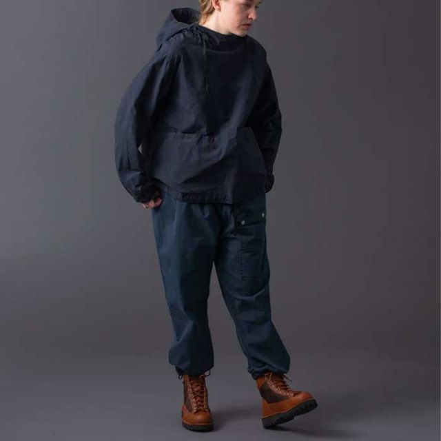 GAREGE GREEN WORKS NC WAX FOLWER P HOODED SMOCK
