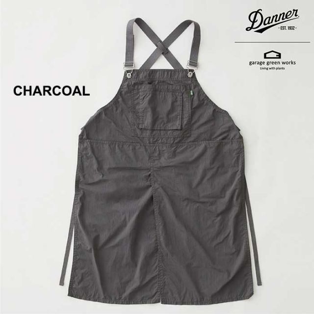 ガレージグリーンワークス エプロン ダナー メンズ レディース ユニセックス garage green works 241005 DANNER×GGW NC BUFU LONG APRON グレー (240423)
