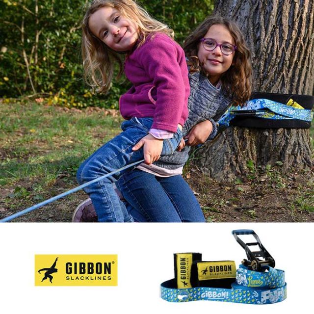 ギボン スラックライン ファンライン ツリーウェア付 FUN LINE 15m TREEWEAR GIBBON SLACKLINES 綱渡り バランストレーニング [220420]