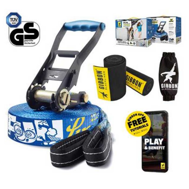 ギボン スラックライン ファンライン ツリーウェア付 FUN LINE 15m TREEWEAR GIBBON SLACKLINES 綱渡り バランストレーニング [220420]