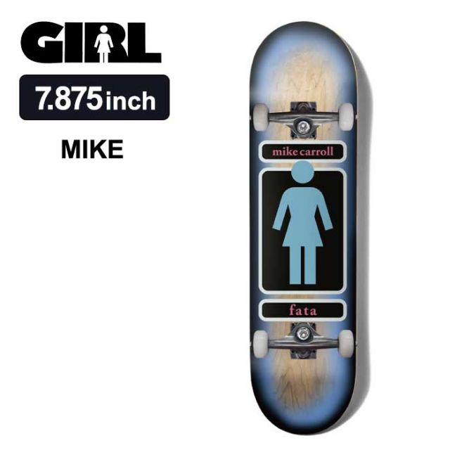 ガール スケボー コンプリート girl 初心者 7.875インチ 8.0インチ スケートボード 国内正規品 完成品 大人 中学生 セット GC93-2 93TIL SMU COMPLETE MIKE CARROLL 初心者用 人気 おしゃれデザイン コンプリートセット