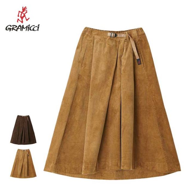 グラミチ スカート GRAMICCI [ G2FW-SK008 ] CORDUROY TALECUT SKIRT コーデュロイテイルカットスカート レディース [220930]