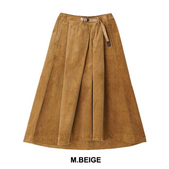 グラミチ スカート GRAMICCI [ G2FW-SK008 ] CORDUROY TALECUT SKIRT コーデュロイテイルカットスカート レディース [220930]