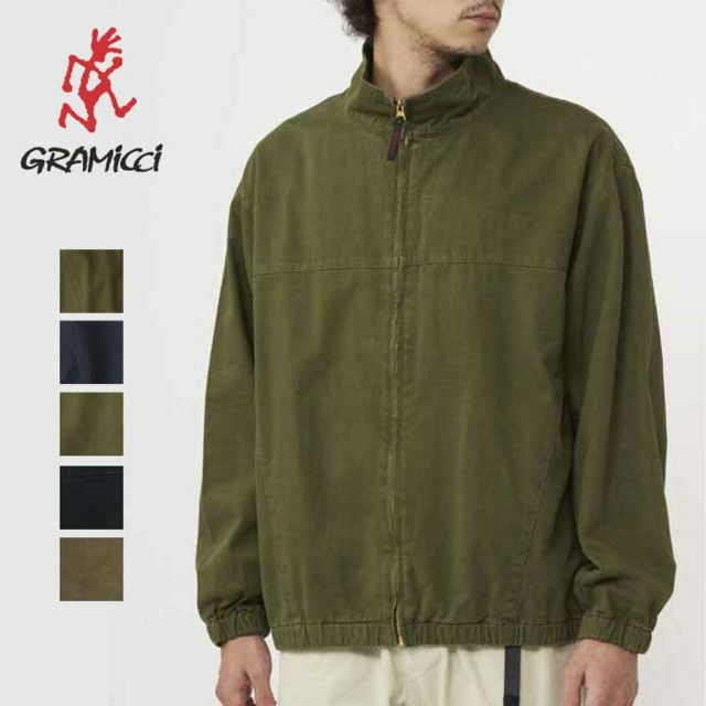 グラミチ メンズ アウター Gramicci [ G3FM-J002 ] TWILL-AROUND JACKET ツイルアラウンドジャケット G3FM-J002 スタンドカラーブルゾン ECO COTTON TWILL コットン100% 耐久性 ハリ感 メンズ レディース ユニセックス ベトナム製 [230822]