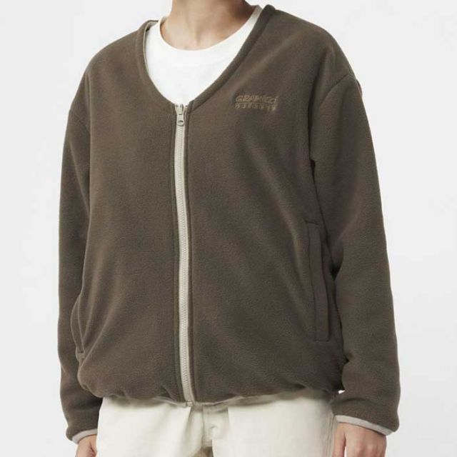 グラミチ アウター GRAMICCI (G3FU-J031) REVERSIBLE FLEECE CARDIGAN リバーシブルフリースカーディガン ユニセックス [231005]