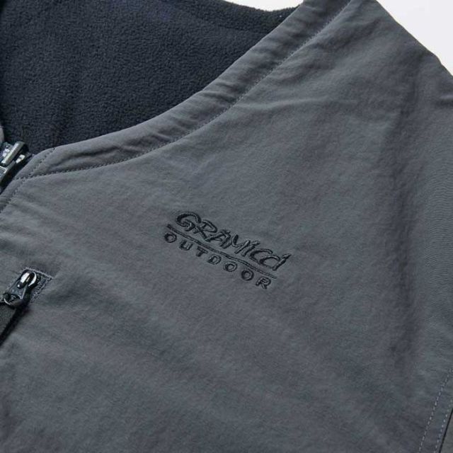 グラミチ アウター GRAMICCI (G3FU-J031) REVERSIBLE FLEECE CARDIGAN リバーシブルフリースカーディガン ユニセックス [231005]
