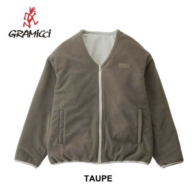 グラミチ アウター GRAMICCI (G3FU-J031) REVERSIBLE FLEECE CARDIGAN リバーシブルフリースカーディガン ユニセックス [231005]