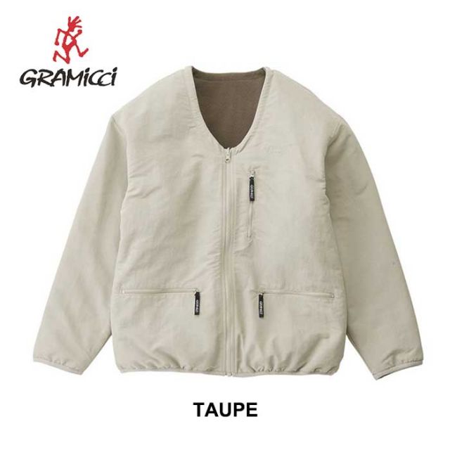 グラミチ アウター GRAMICCI (G3FU-J031) REVERSIBLE FLEECE CARDIGAN リバーシブルフリースカーディガン ユニセックス [231005]