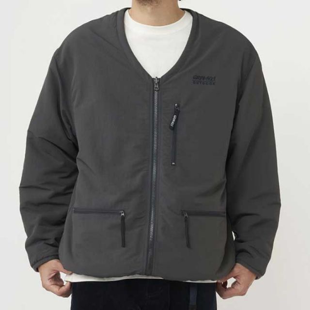 グラミチ アウター GRAMICCI (G3FU-J031) REVERSIBLE FLEECE CARDIGAN リバーシブルフリースカーディガン ユニセックス [231005]