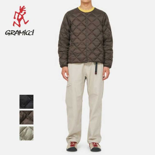 グラミチ ジャケット gramicci INNER DOWN JACKET【Gramicci×TAION インナーダウンジャケット 体温 タイオン インナー ダウン 薄手 (240930)
