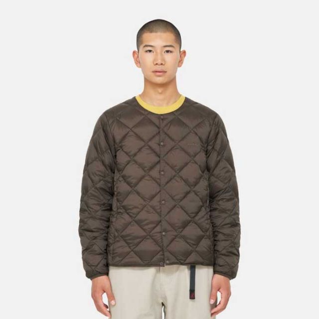 グラミチ ジャケット gramicci INNER DOWN JACKET【Gramicci×TAION インナーダウンジャケット 体温 タイオン インナー ダウン 薄手 (240930)
