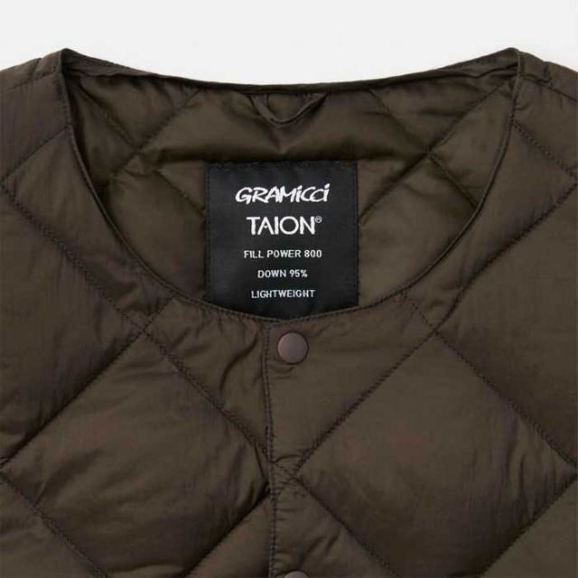 グラミチ ジャケット gramicci INNER DOWN JACKET【Gramicci×TAION インナーダウンジャケット 体温 タイオン インナー ダウン 薄手 (240930)