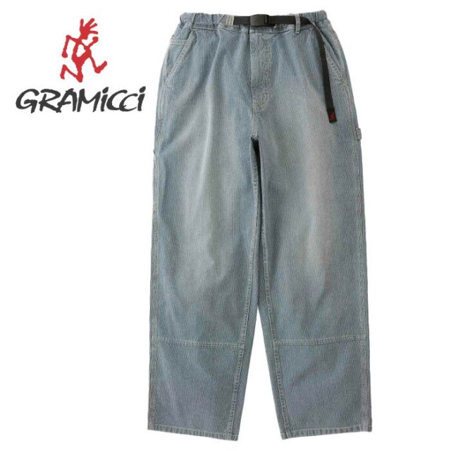 グラミチ ジャパニーズヒッコリーデニムワークパンツ GRAMICCI G5SM-P007 JAPANESE HICKORY DENIM WORK PT (2502)