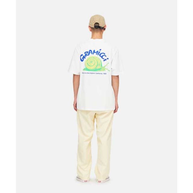グラミチ Tシャツ 半袖 gramicci G5SU-T162 SNAIL TEE スネイルTシャツ メンズ レディース エココットン メール便 (250328)