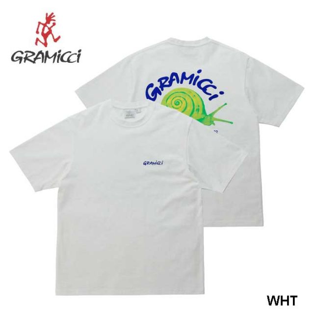 グラミチ Tシャツ 半袖 gramicci G5SU-T162 SNAIL TEE スネイルTシャツ メンズ レディース エココットン メール便 (250328)