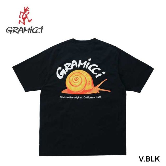 グラミチ Tシャツ 半袖 gramicci G5SU-T162 SNAIL TEE スネイルTシャツ メンズ レディース エココットン メール便 (250328)