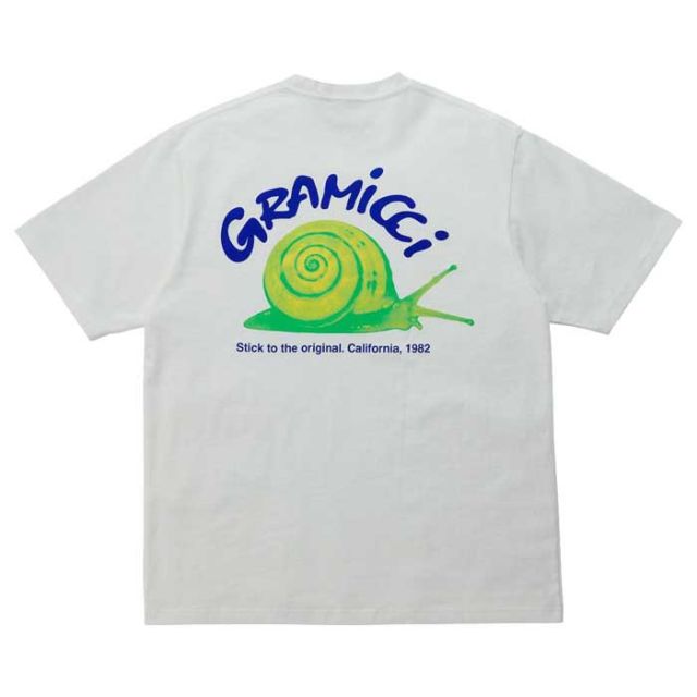 グラミチ Tシャツ 半袖 gramicci G5SU-T162 SNAIL TEE スネイルTシャツ メンズ レディース エココットン メール便 (250328)