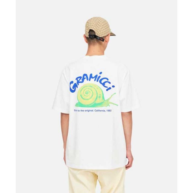 グラミチ Tシャツ 半袖 gramicci G5SU-T162 SNAIL TEE スネイルTシャツ メンズ レディース エココットン メール便 (250328)