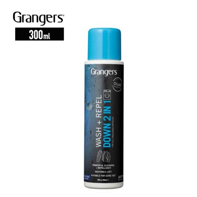 グランジャーズ Grangers (1500004) ダウン2イン1 ウォッシュリペル 300ml ダウン専用クリーナー＆撥水剤 (洗濯機投入タイプ) [210426]