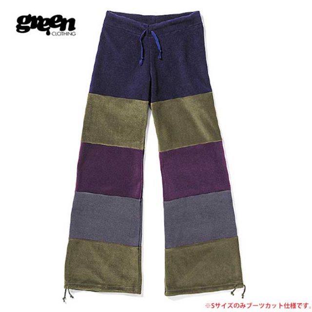 グリーンクロージング マルチボーダーパンツ GREENCLOTHING 2024014 MULTI BORDER PANTS (241023)