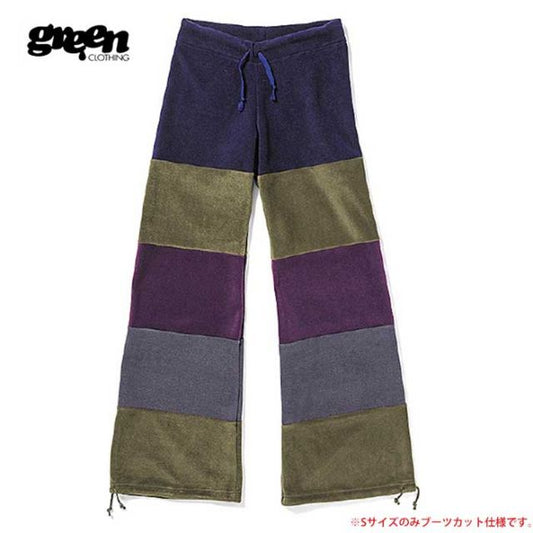 グリーンクロージング マルチボーダーパンツ GREENCLOTHING 2024014 MULTI BORDER PANTS (241023)