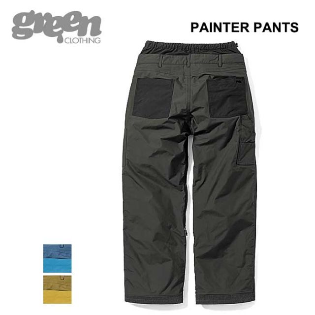 グリーンクロージング GREENCLOTHONG ペインターパンツ 2024006 PAINTER PANTS スキー スノボ スノボード ウェア 24/25