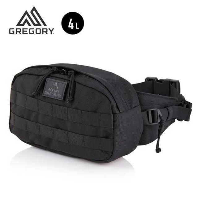 グレゴリー ウエストポーチ ウェストバック メンズ レディース ユニセックス 4L エバックウェスト GREGORY 148205 EVAC WAIST ブラック コーデュラ スピア (240830)