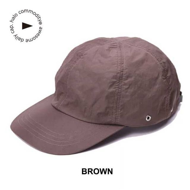 ハロコモディティ キャップ halo commodity h241-211 Salt Path Cap ソルトパスキャップ 撥水 ナイロン 帽子 ユニセックス (240118)