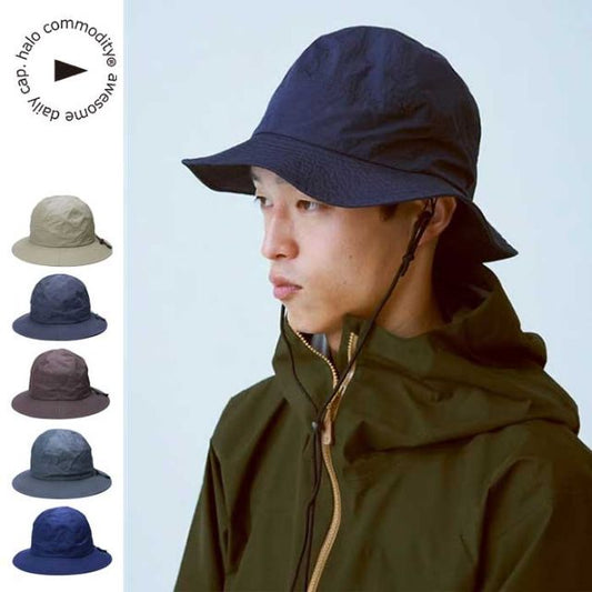 ハロコモディティ ハット halo commodity h241-411 ソルトパスハット Salt Path Hat 撥水 ナイロン 帽子 ユニセックス メール便 (240118)