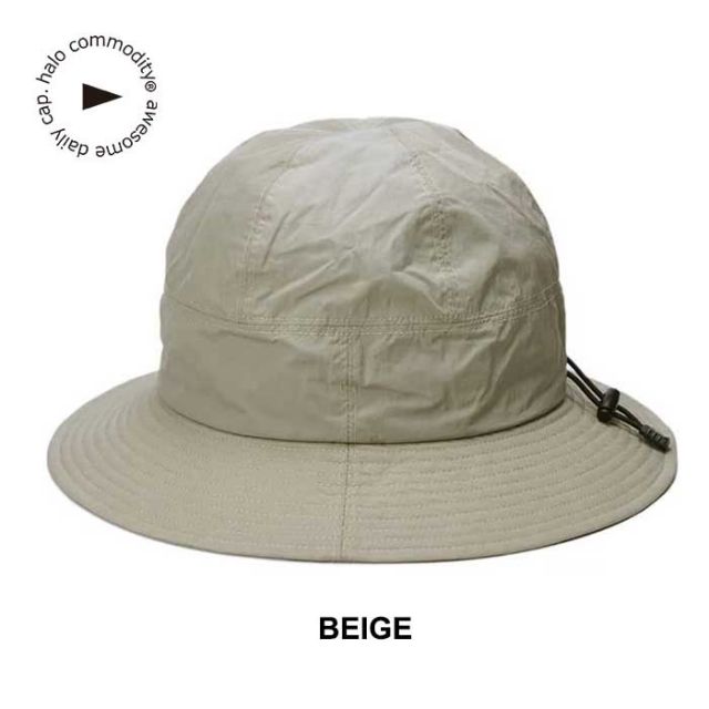 ハロコモディティ ハット halo commodity h241-411 ソルトパスハット Salt Path Hat 撥水 ナイロン 帽子 ユニセックス メール便 (240118)