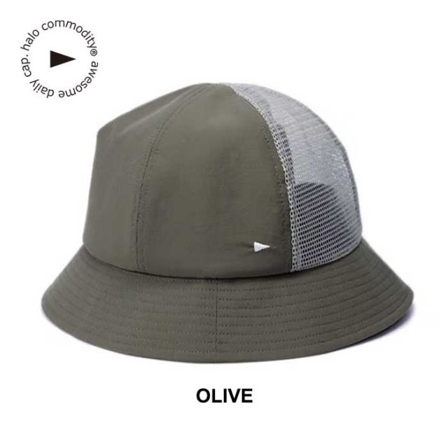 ハロコモディティ ハット halo commodity h241-413 Ridge Tail Hat リッジテイルハット 撥水 帽子 パッカブル レディース メンズ ユニセックス メッシュ (240221)